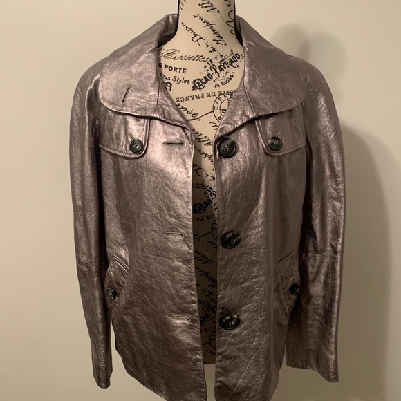 Jones New York Leather Jacket - NWOT - Picture 5 of 9